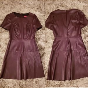 Saks 5 Avenue Size Small "Leather" Dress